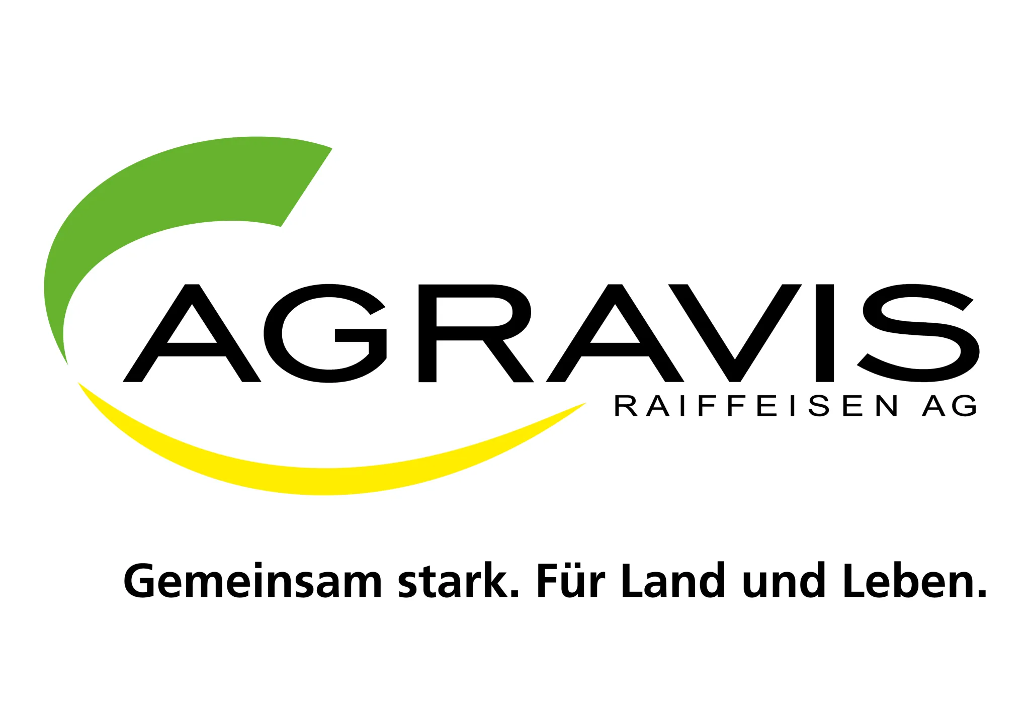 AGRAVIS Raiffeisen AG Mit Claim Farbig