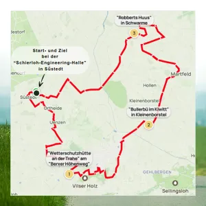 Fahrrad- und Marathonstrecke der BIG Challenge 2025
© Big Challenge