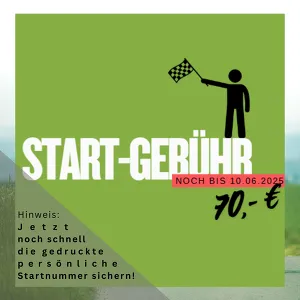 Noch bis zum 10.06.2025  beträgt die Startgebühr 70 Euro - danach gelten gesonderte Konditionen auf Anfrage.
© Big Challenge / Ursel Meyer