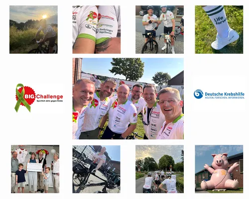 Team Boehringer Collage verschiedener Teilnehmer